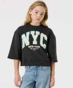 Meisjes sweater grijs