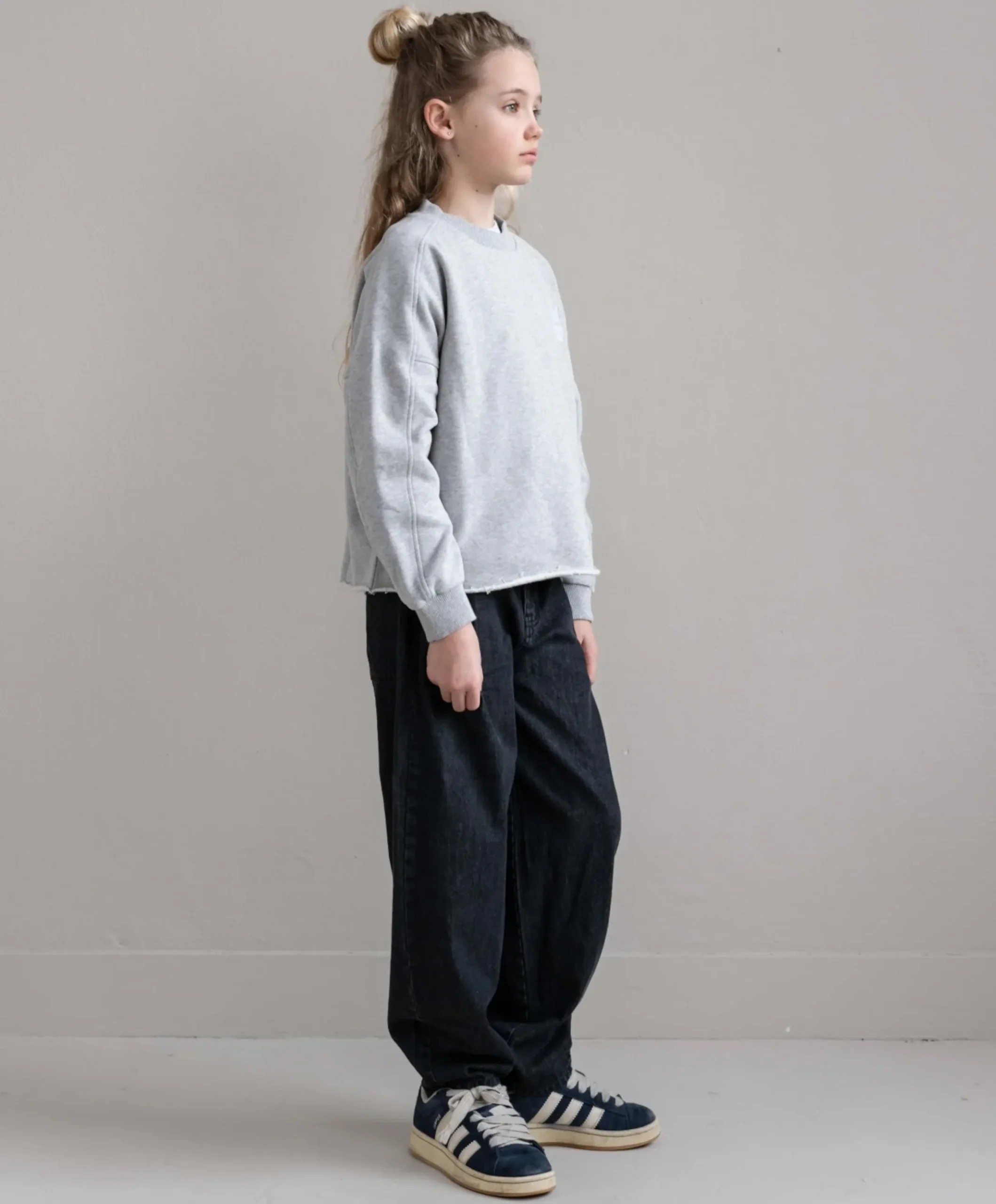 Meisjes sweater grijs