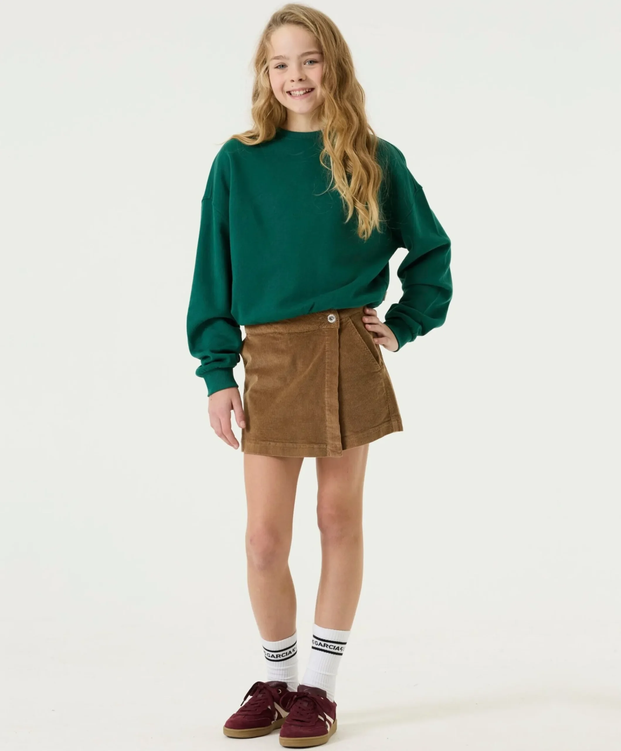 Meisjes sweater groen