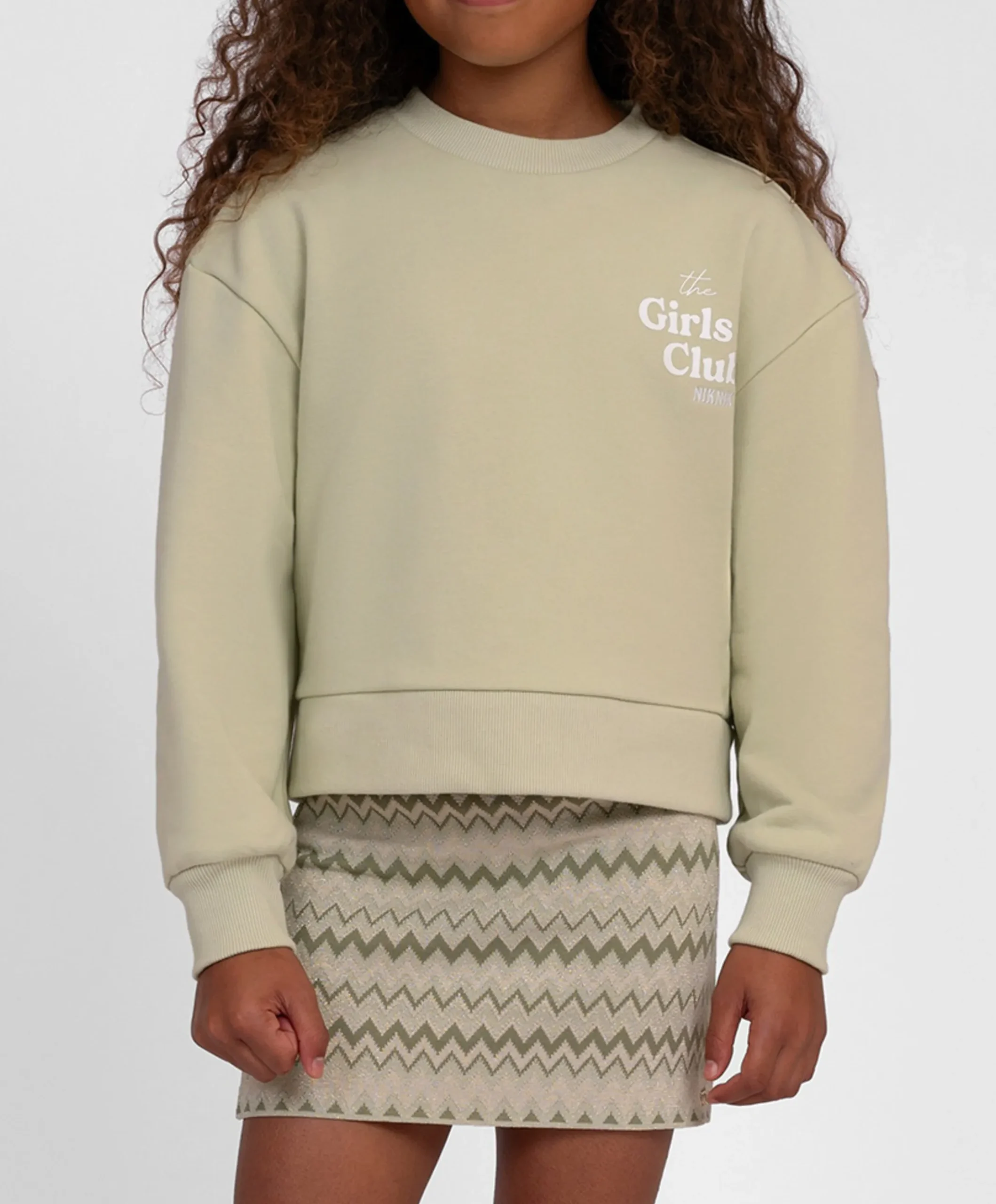 Meisjes sweater groen