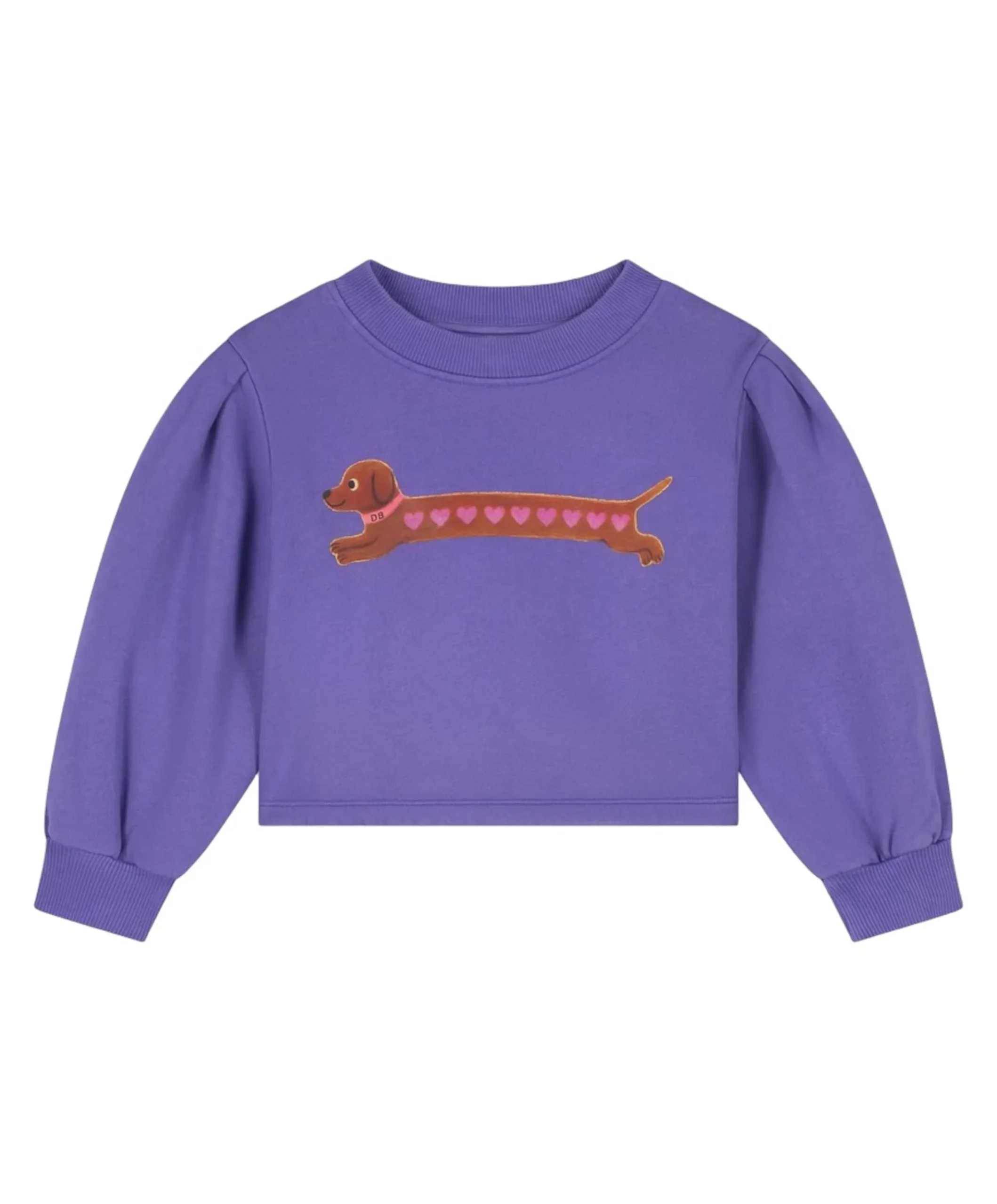 Meisjes sweater paars