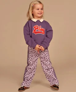 Meisjes sweater paars