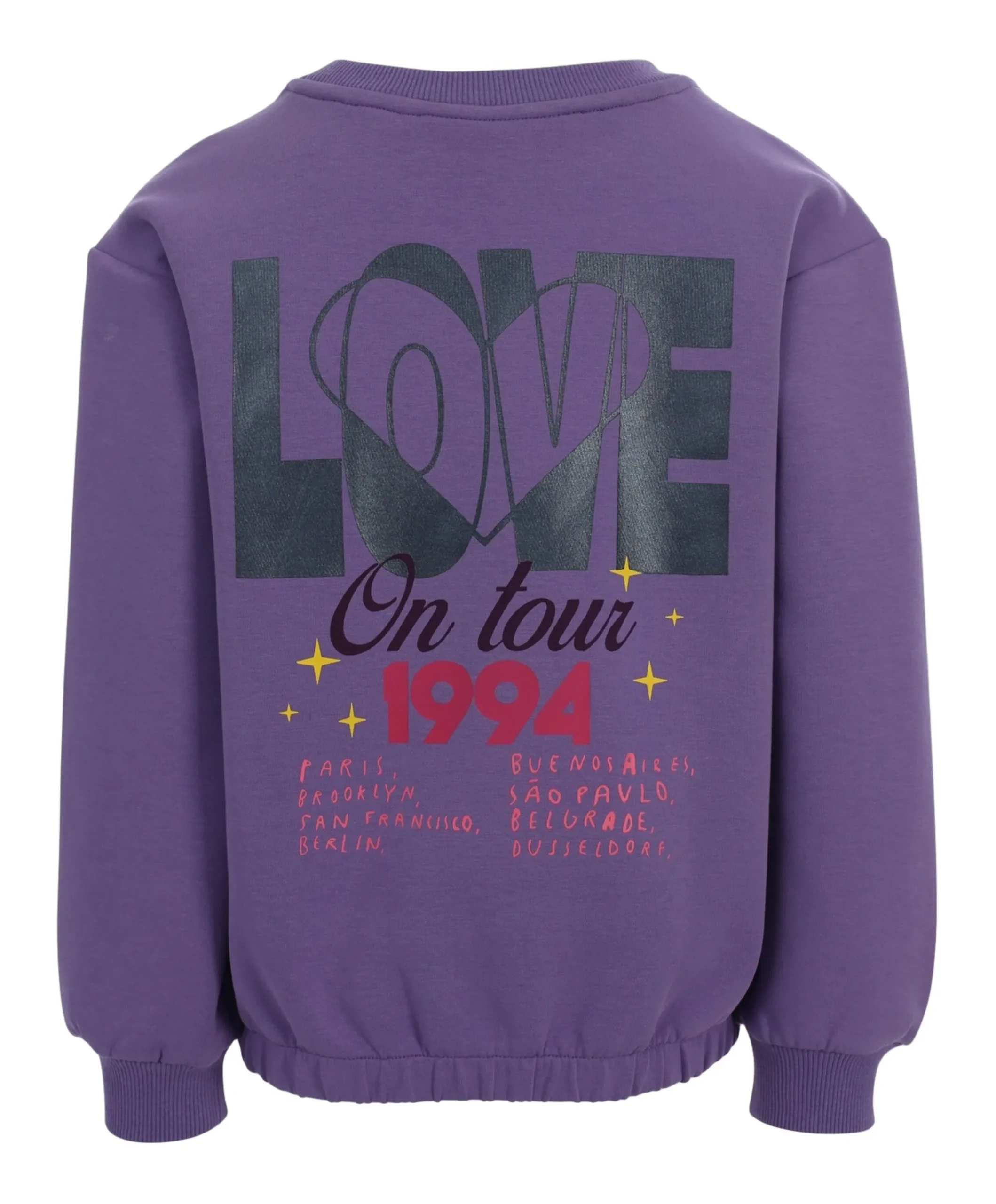 Meisjes sweater paars