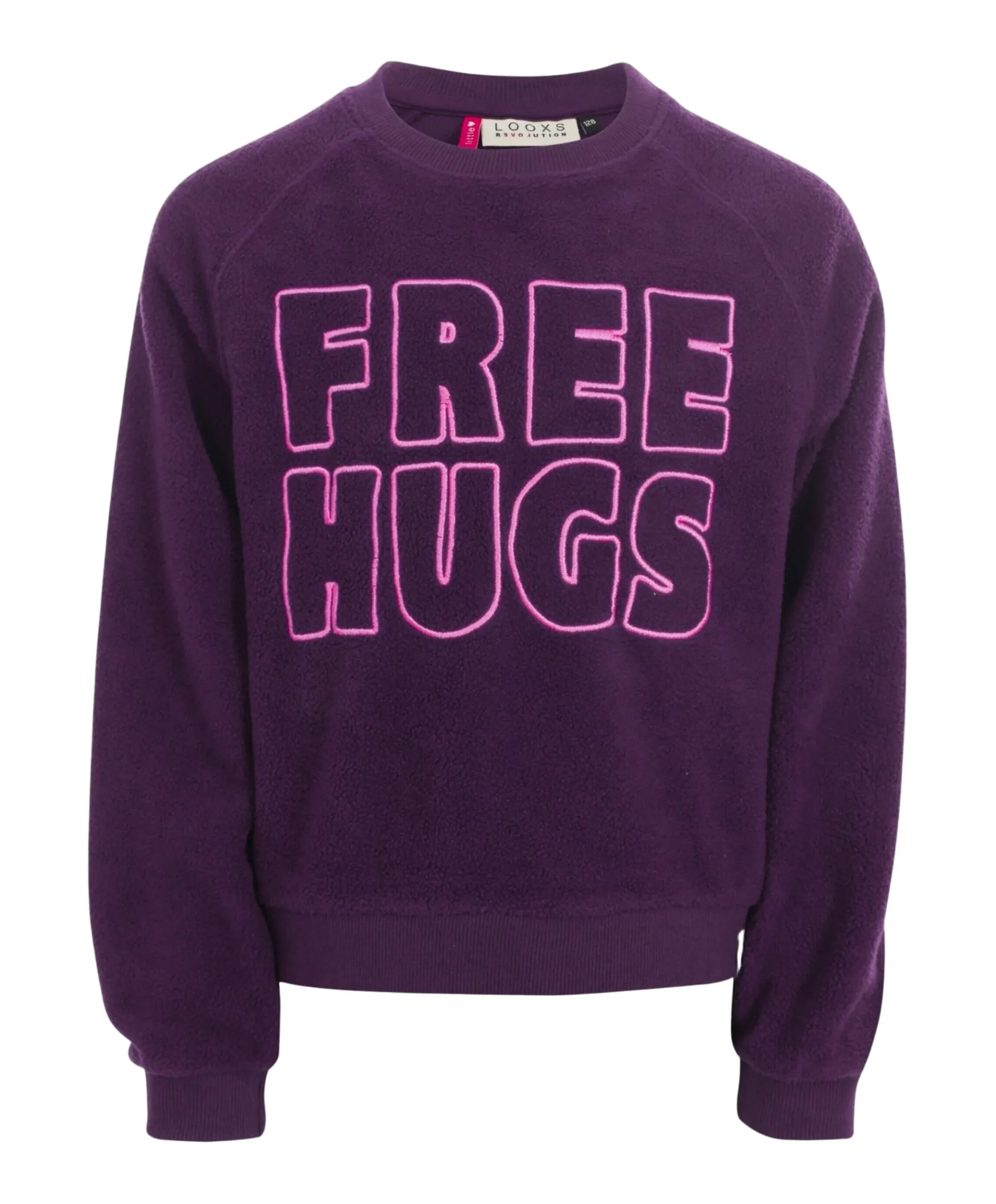 Meisjes sweater paars