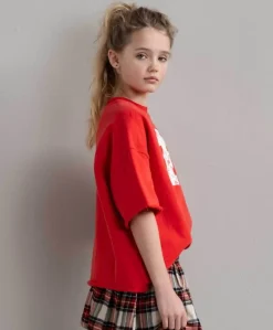 Meisjes sweater rood