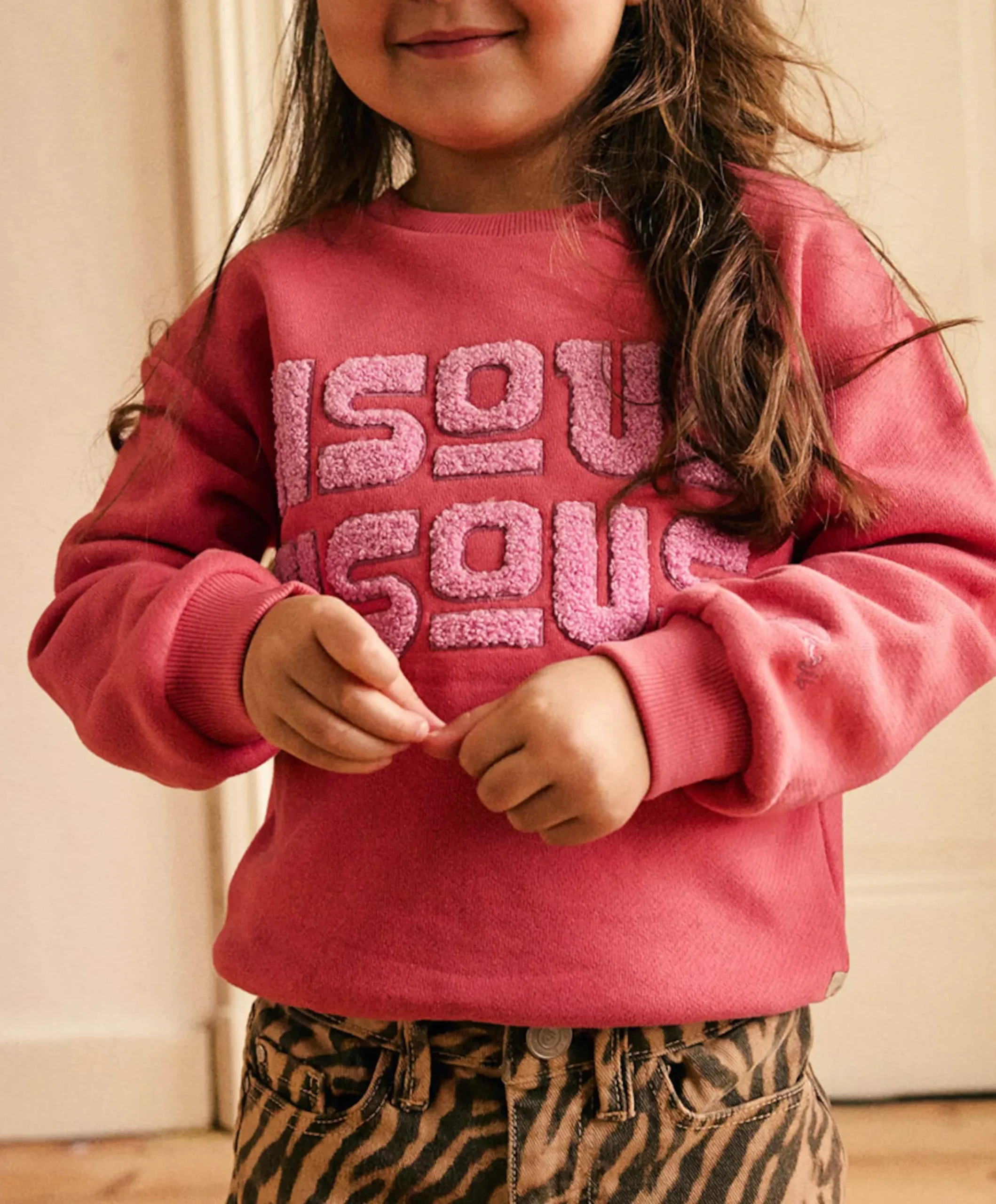 Meisjes sweater roze
