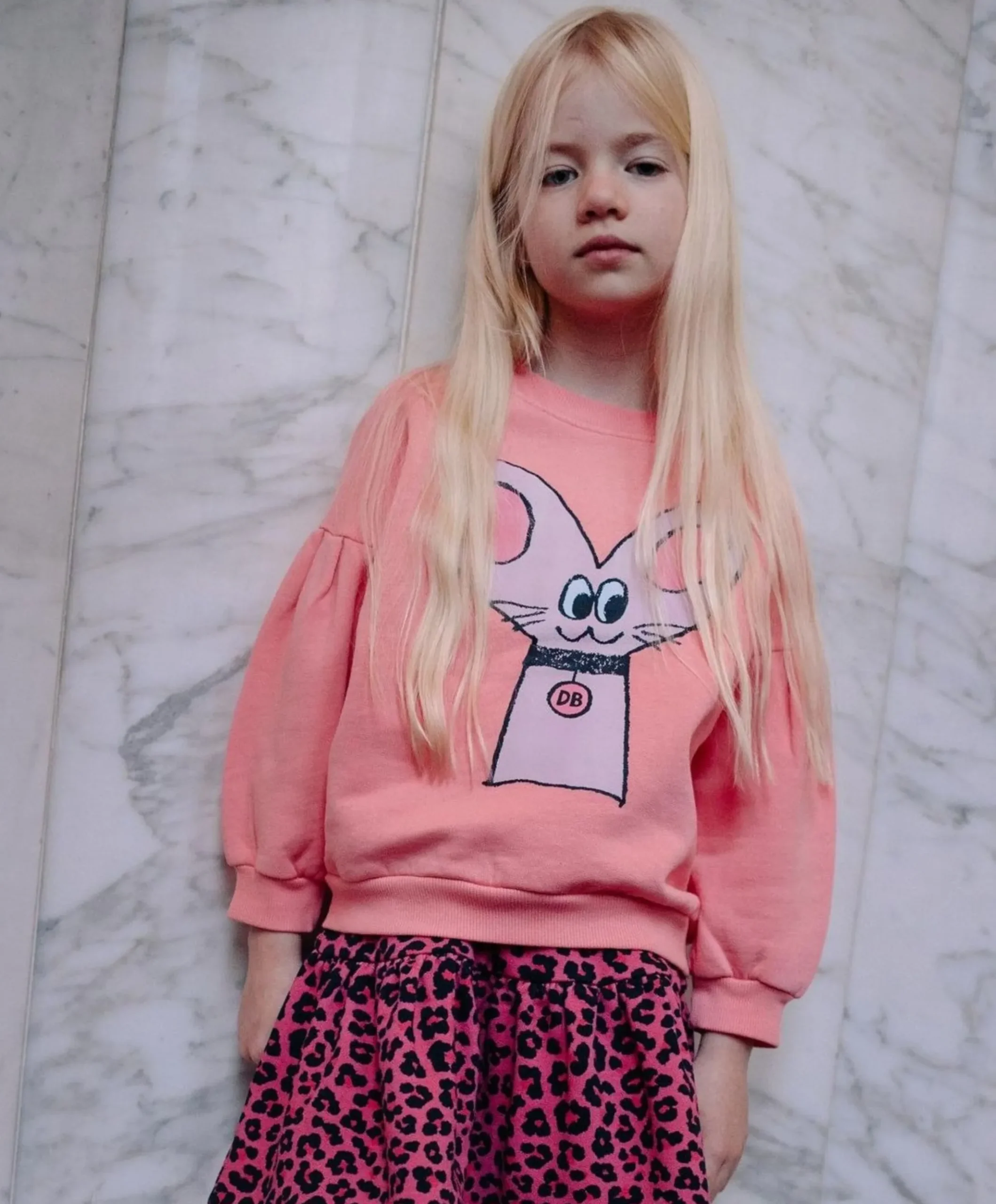 Meisjes sweater roze