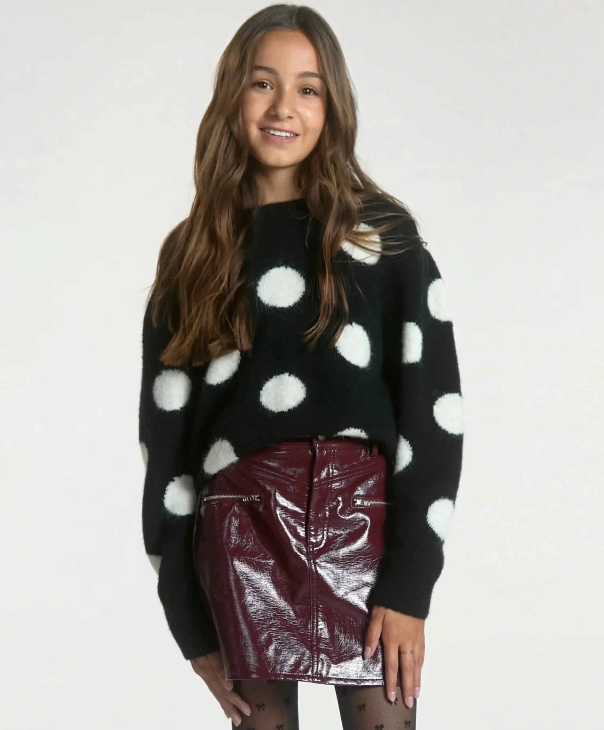 Meisjes sweater zwart