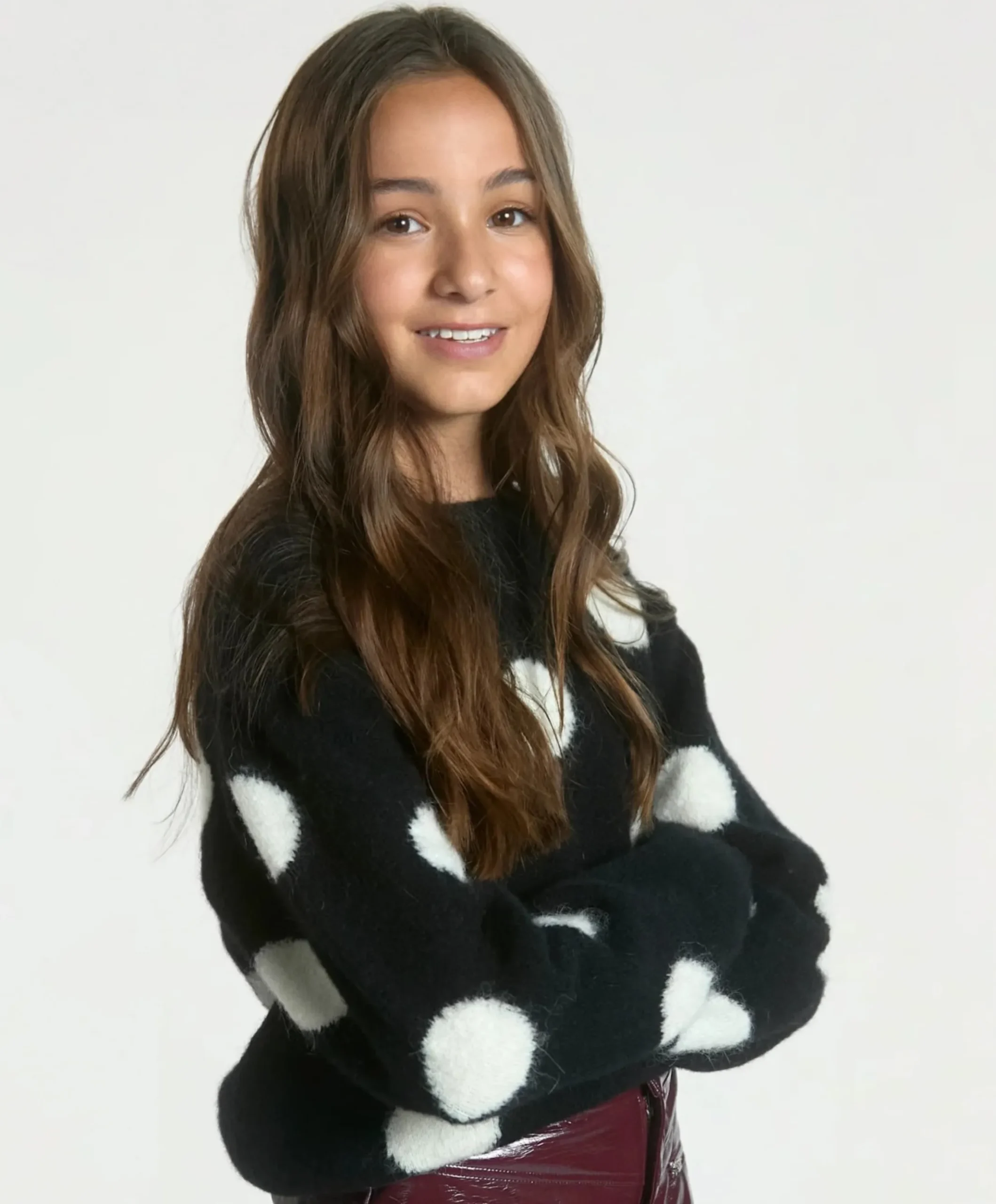 Meisjes sweater zwart