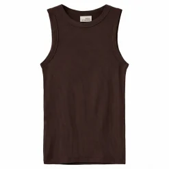 Meisjes top bruin