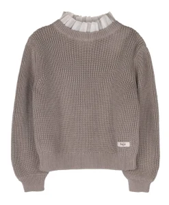 Meisjes trui beige