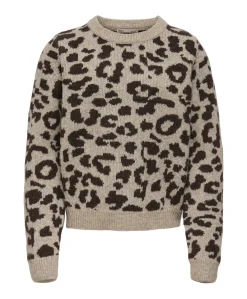 Meisjes trui beige