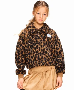 Meisjes trui beige