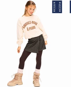 Meisjes trui beige
