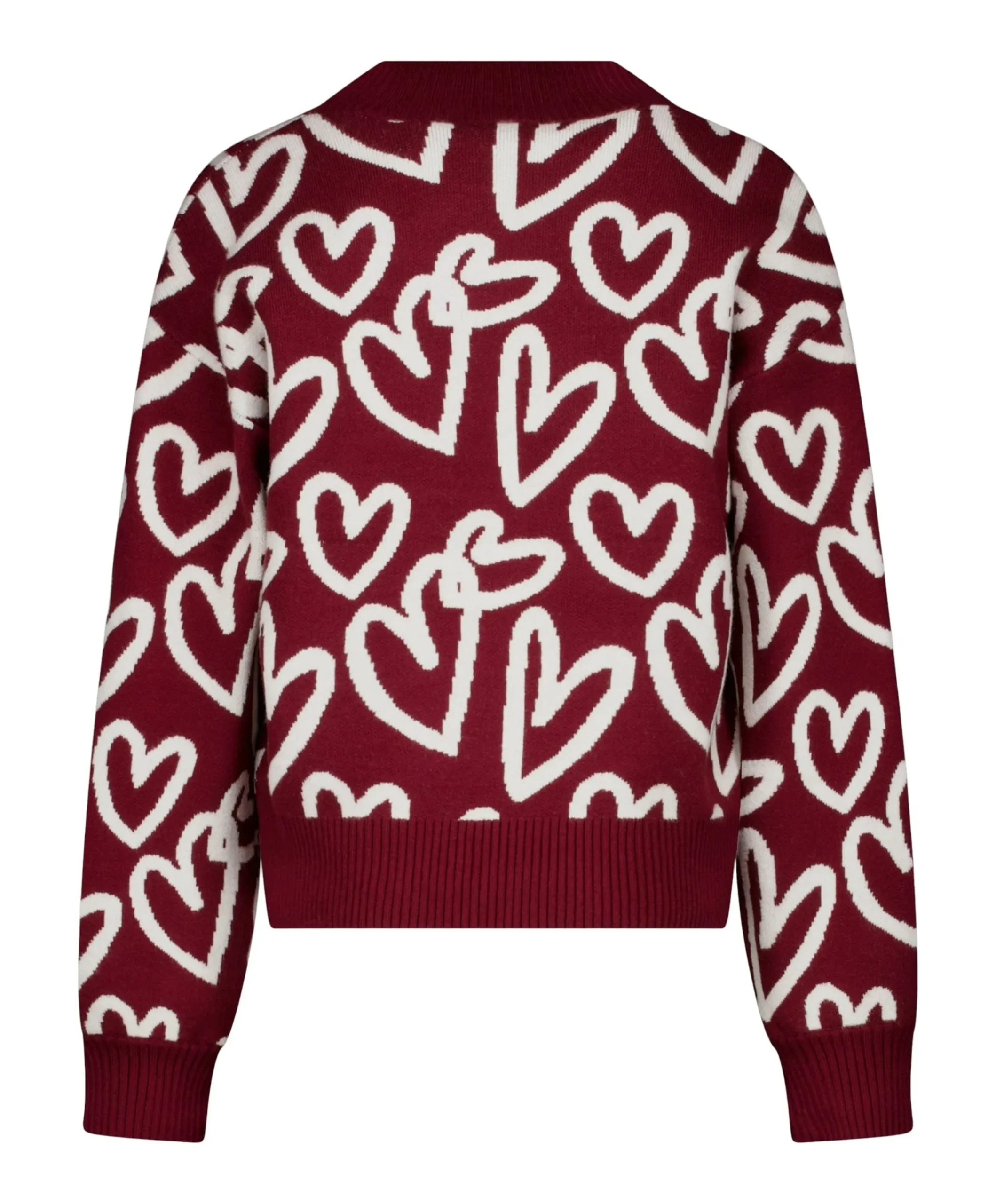 Meisjes trui bordeaux