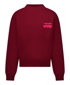 Meisjes trui bordeaux