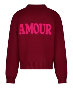 Meisjes trui bordeaux