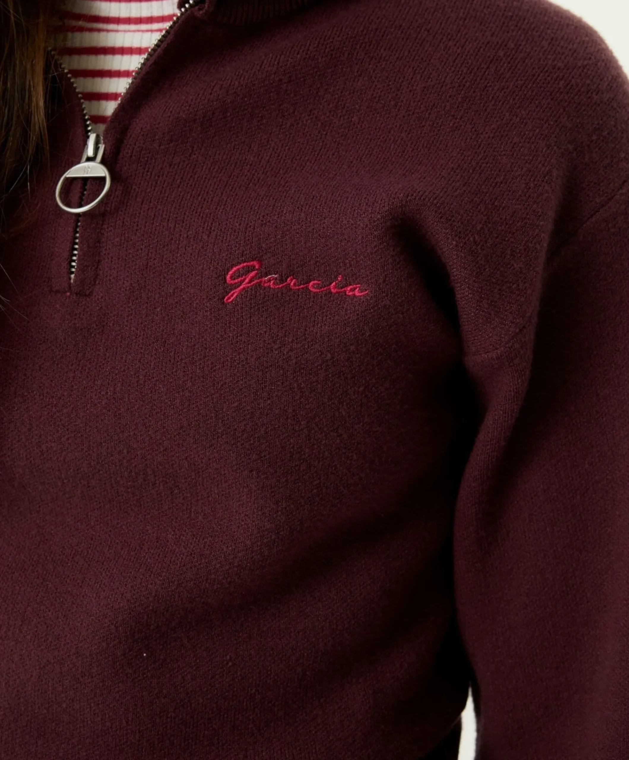 Meisjes trui bordeaux