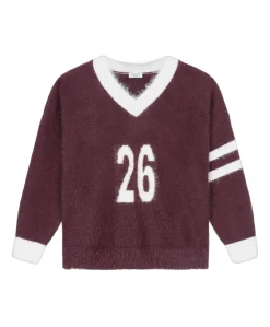 Meisjes trui bordeaux