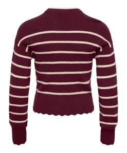 Meisjes trui bordeaux