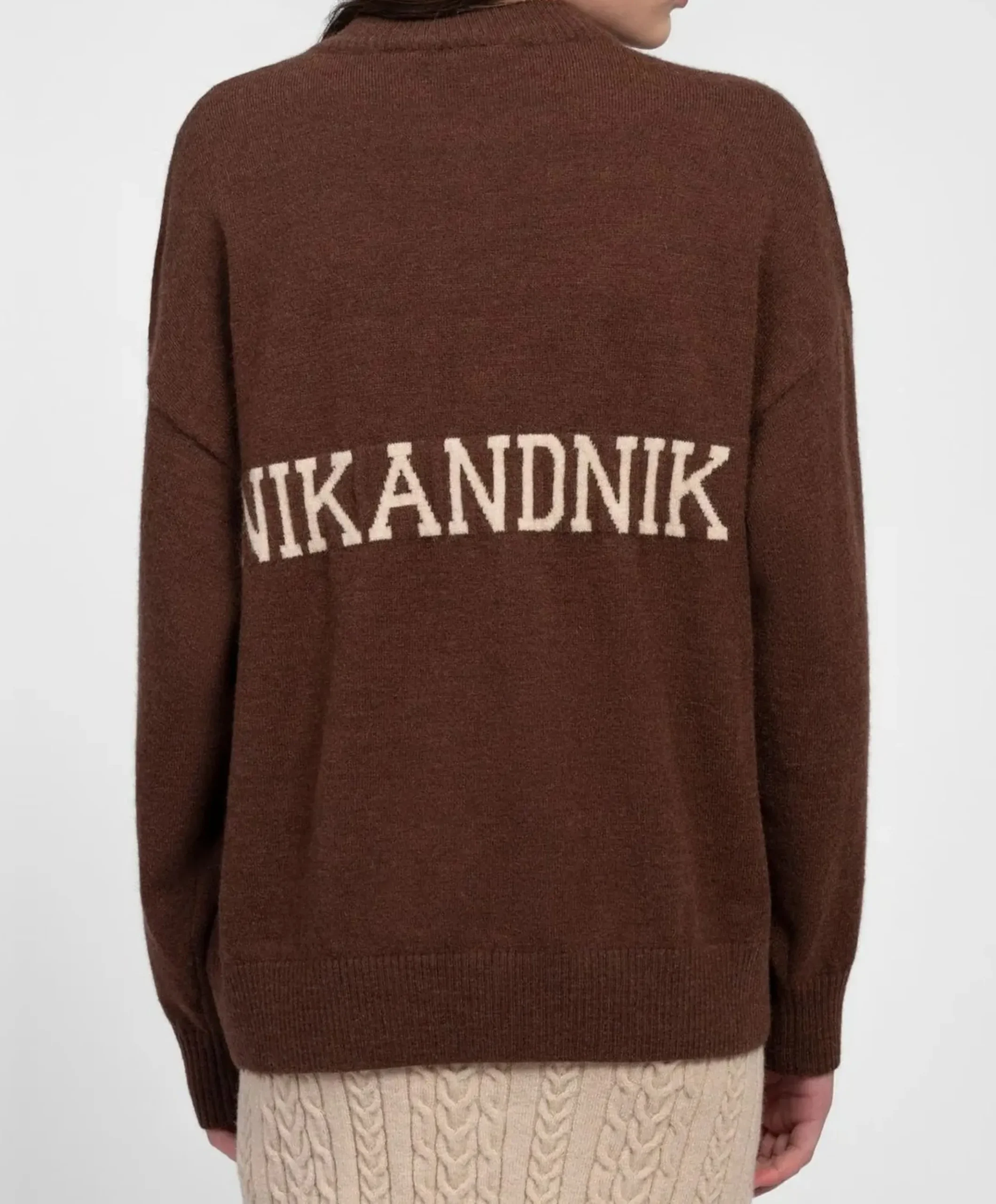 Meisjes trui bruin