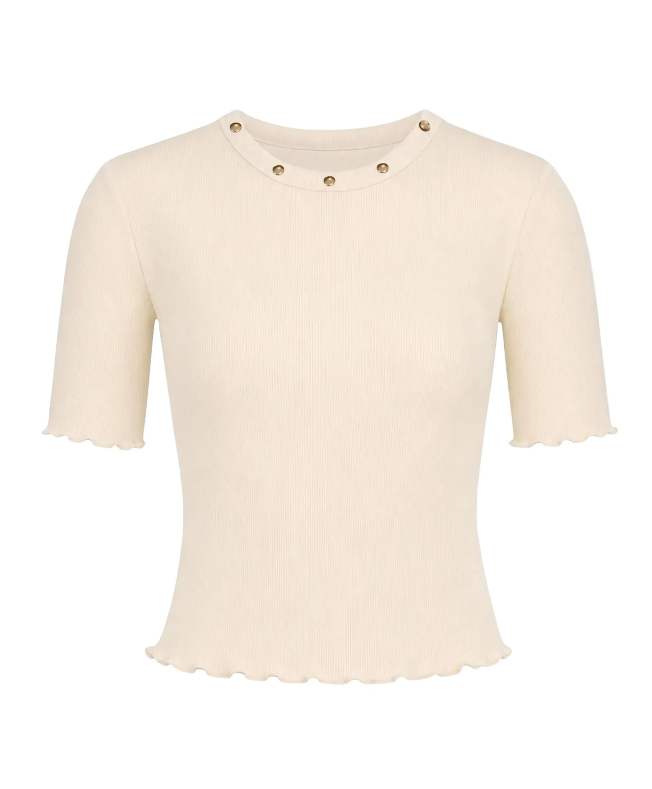 Meisjes T-shirt beige