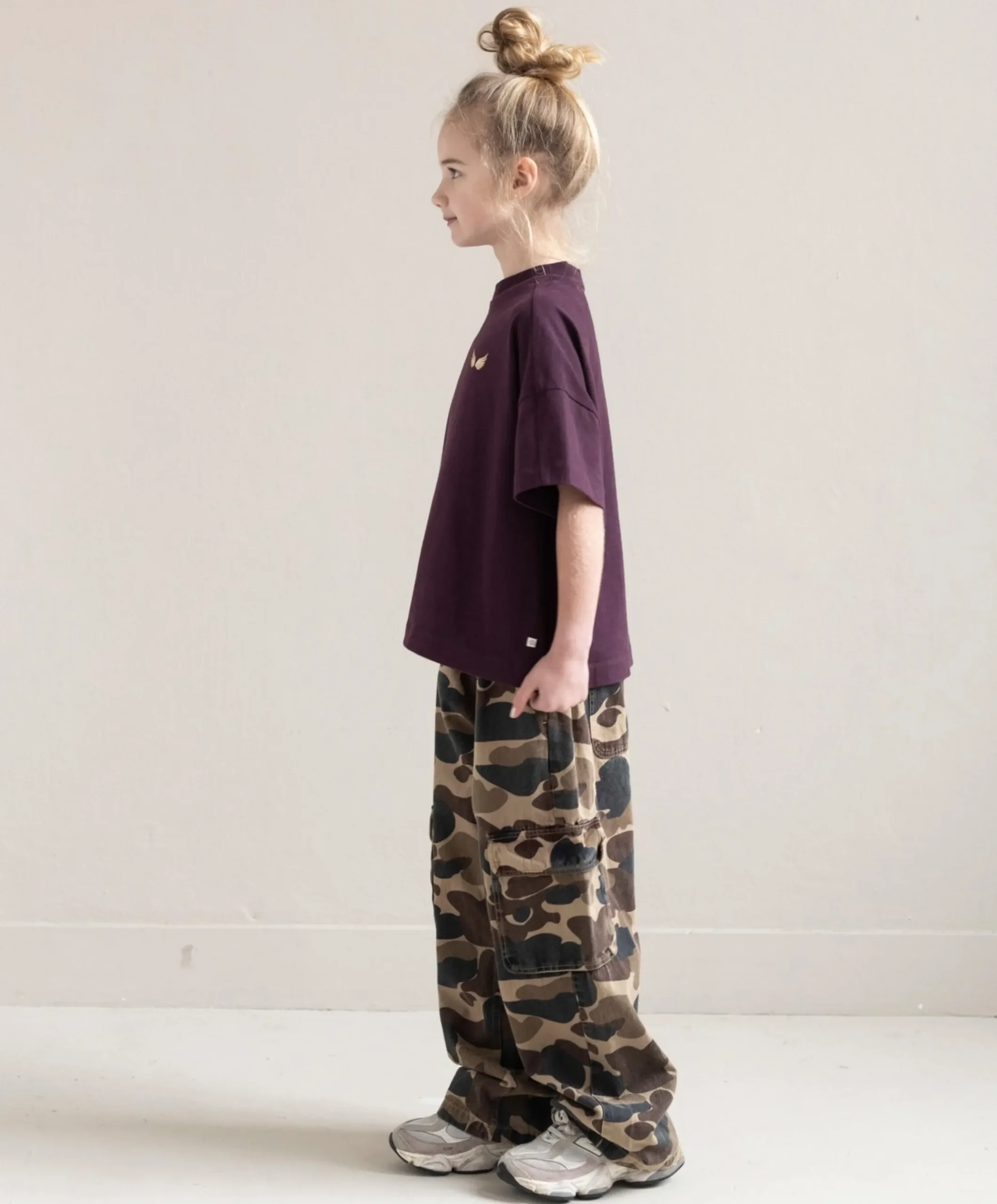 Meisjes T-shirt bordeaux