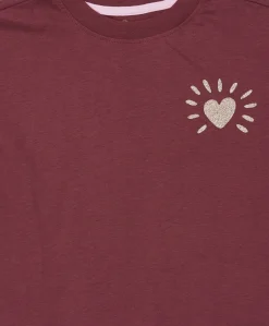 Meisjes T-shirt bordeaux