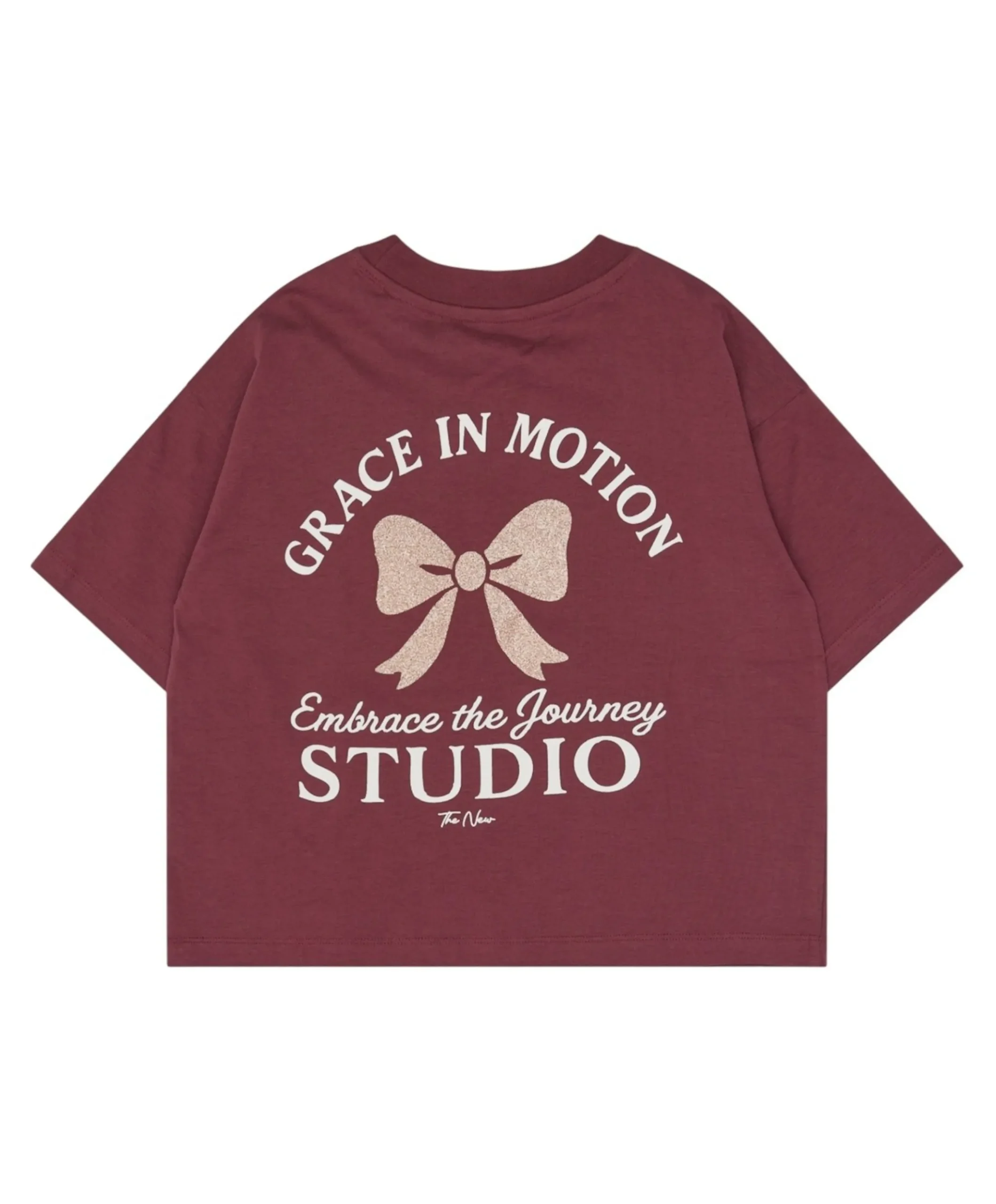 Meisjes T-shirt bordeaux