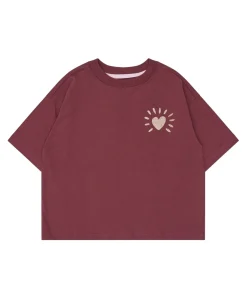 Meisjes T-shirt bordeaux