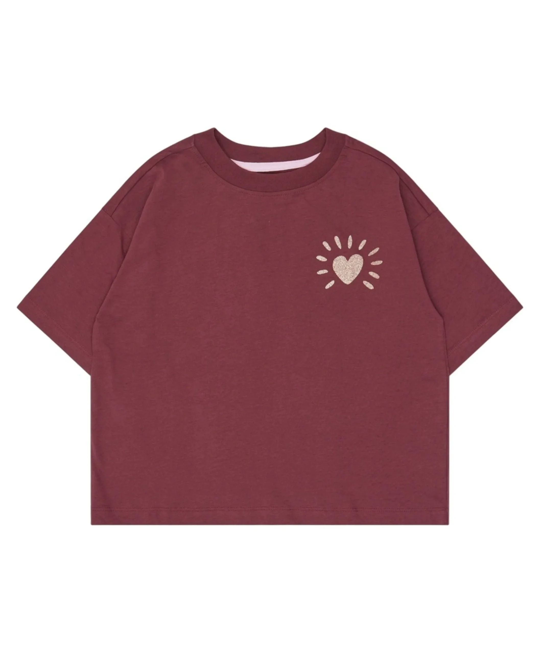 Meisjes T-shirt bordeaux