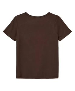 Meisjes T-shirt bruin