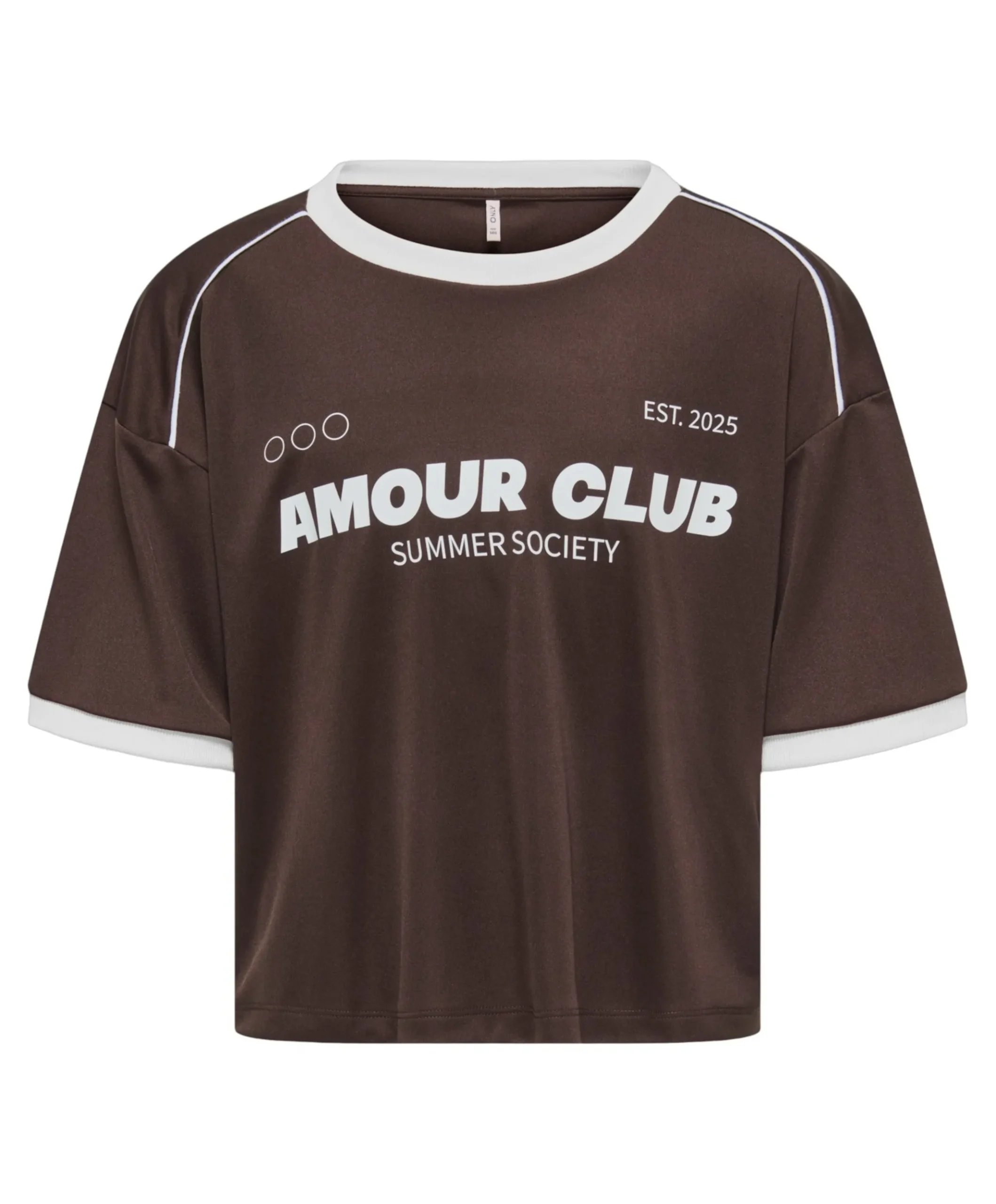 Meisjes T-shirt bruin