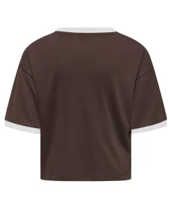 Meisjes T-shirt bruin