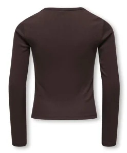 Meisjes T-shirt bruin