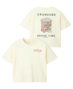 Meisjes T-shirt ecru