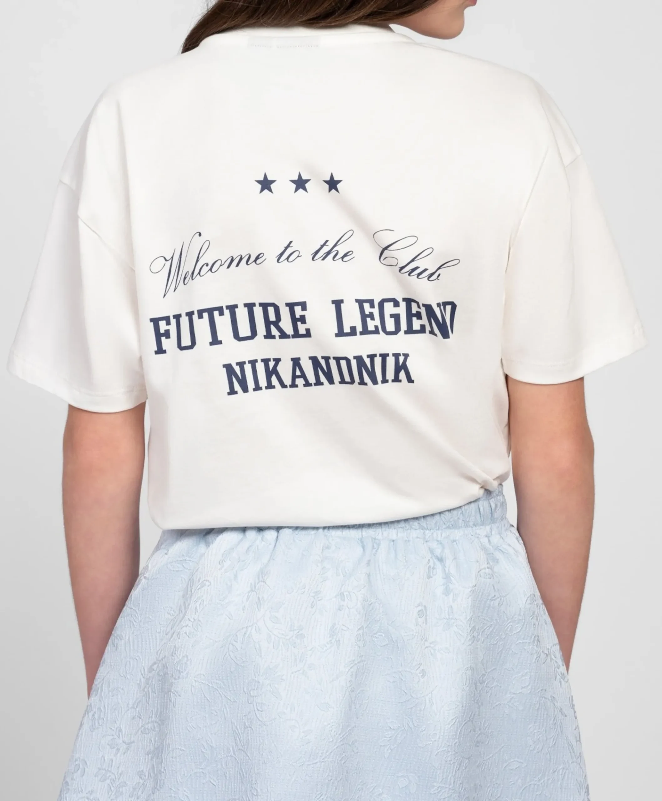 Meisjes T-shirt ecru
