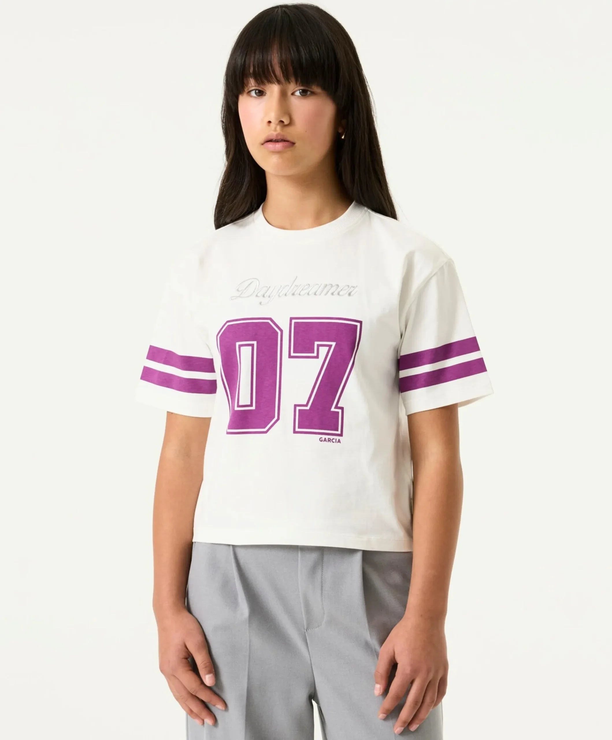 Meisjes T-shirt ecru