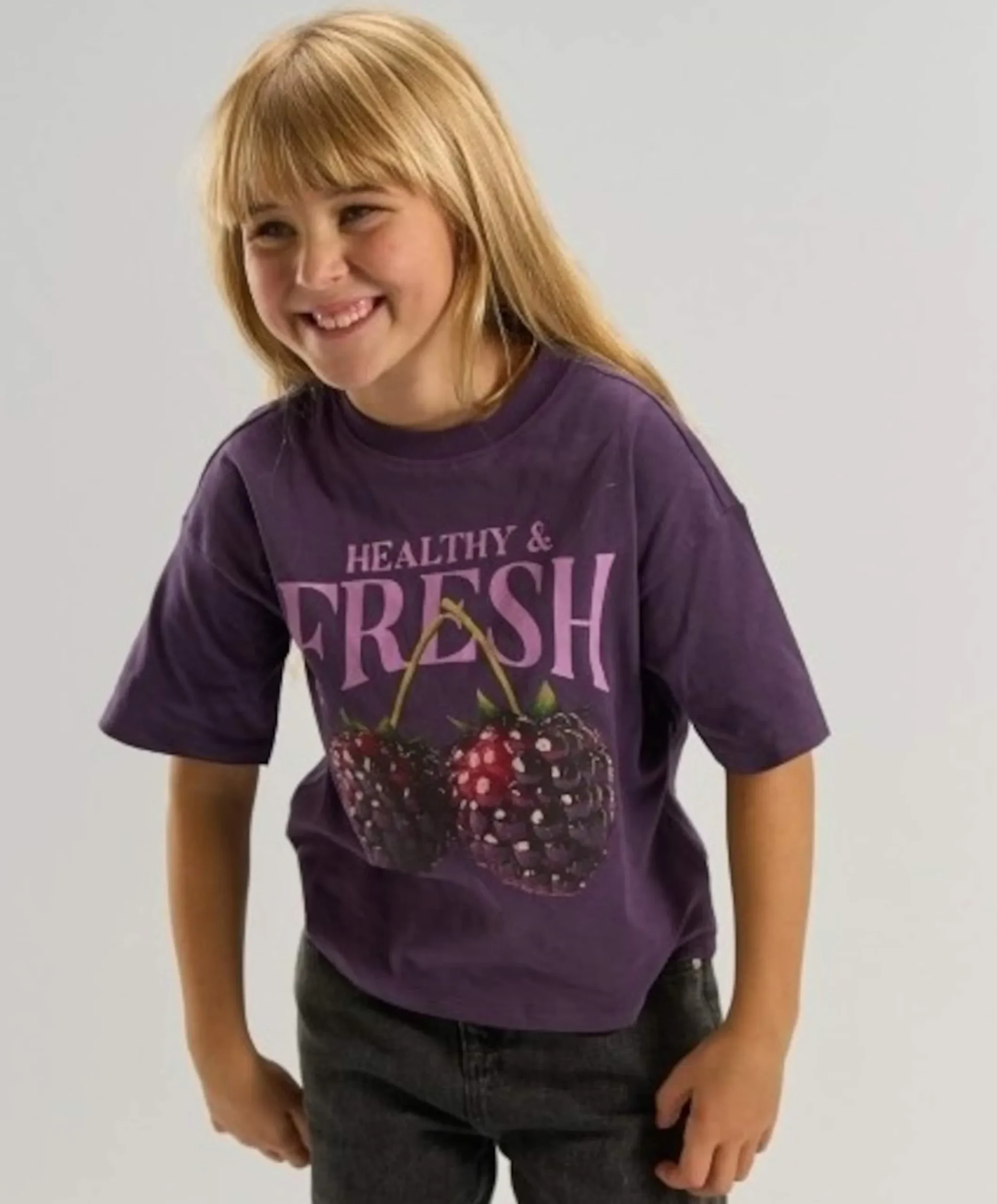 Meisjes T-shirt paars