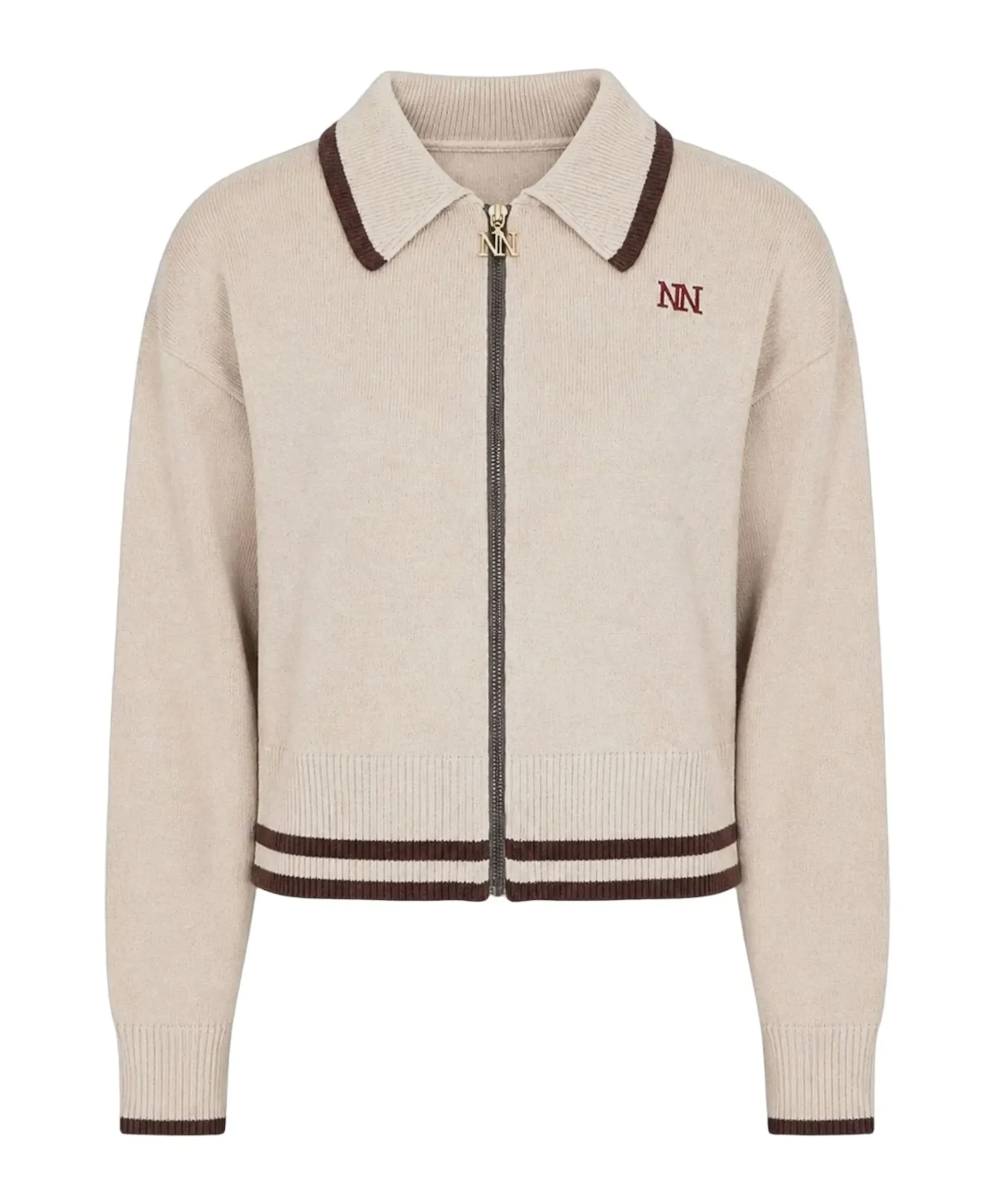 Meisjes vest beige