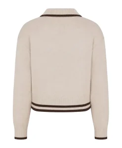 Meisjes vest beige