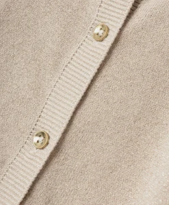 Meisjes vest beige