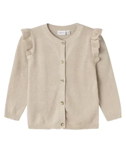 Meisjes vest beige