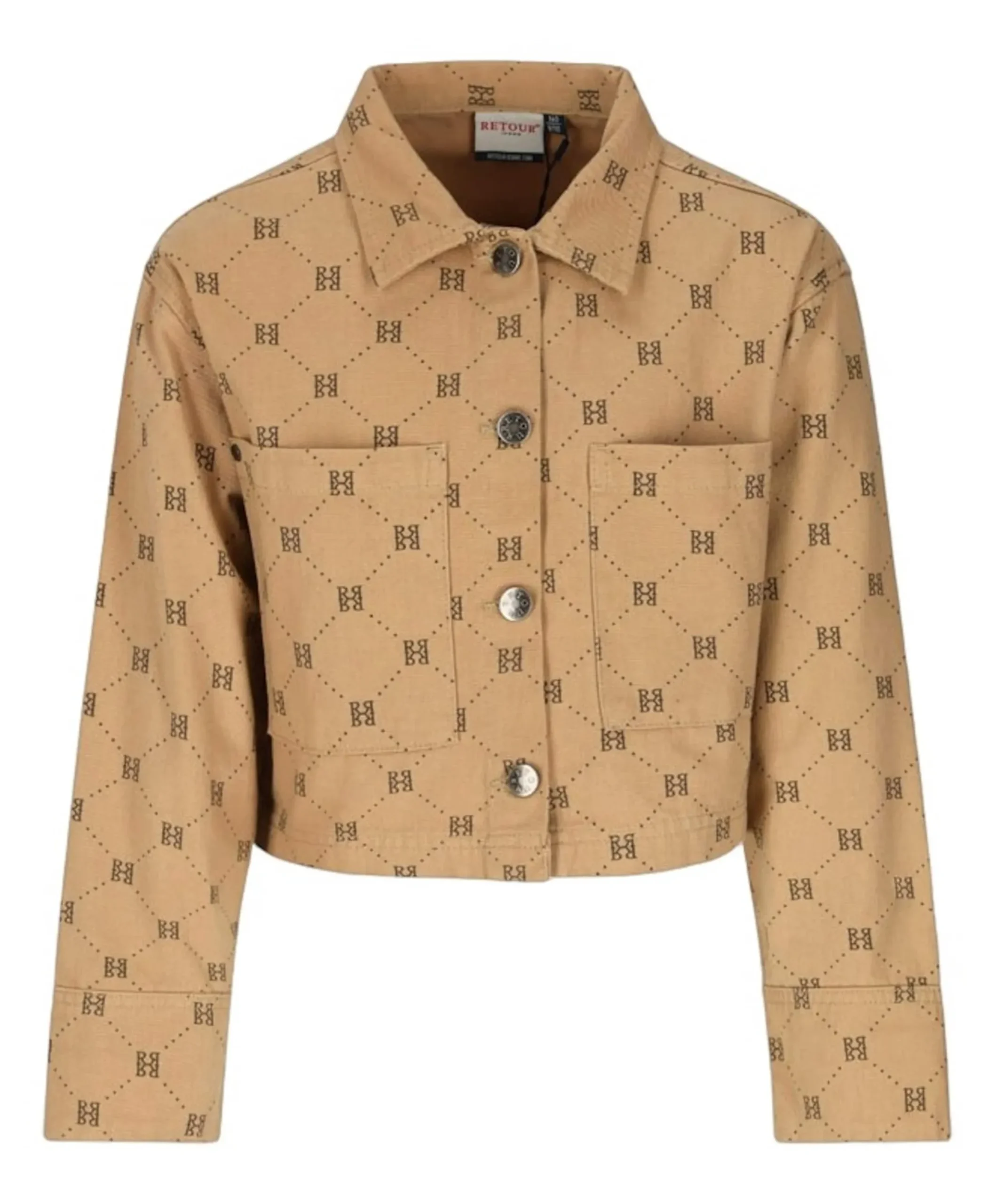 Meisjes vest beige
