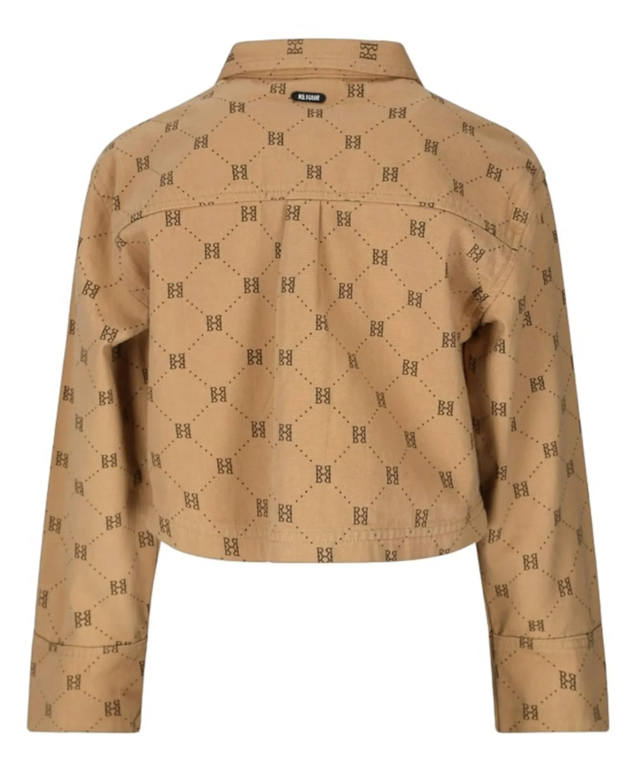 Meisjes vest beige