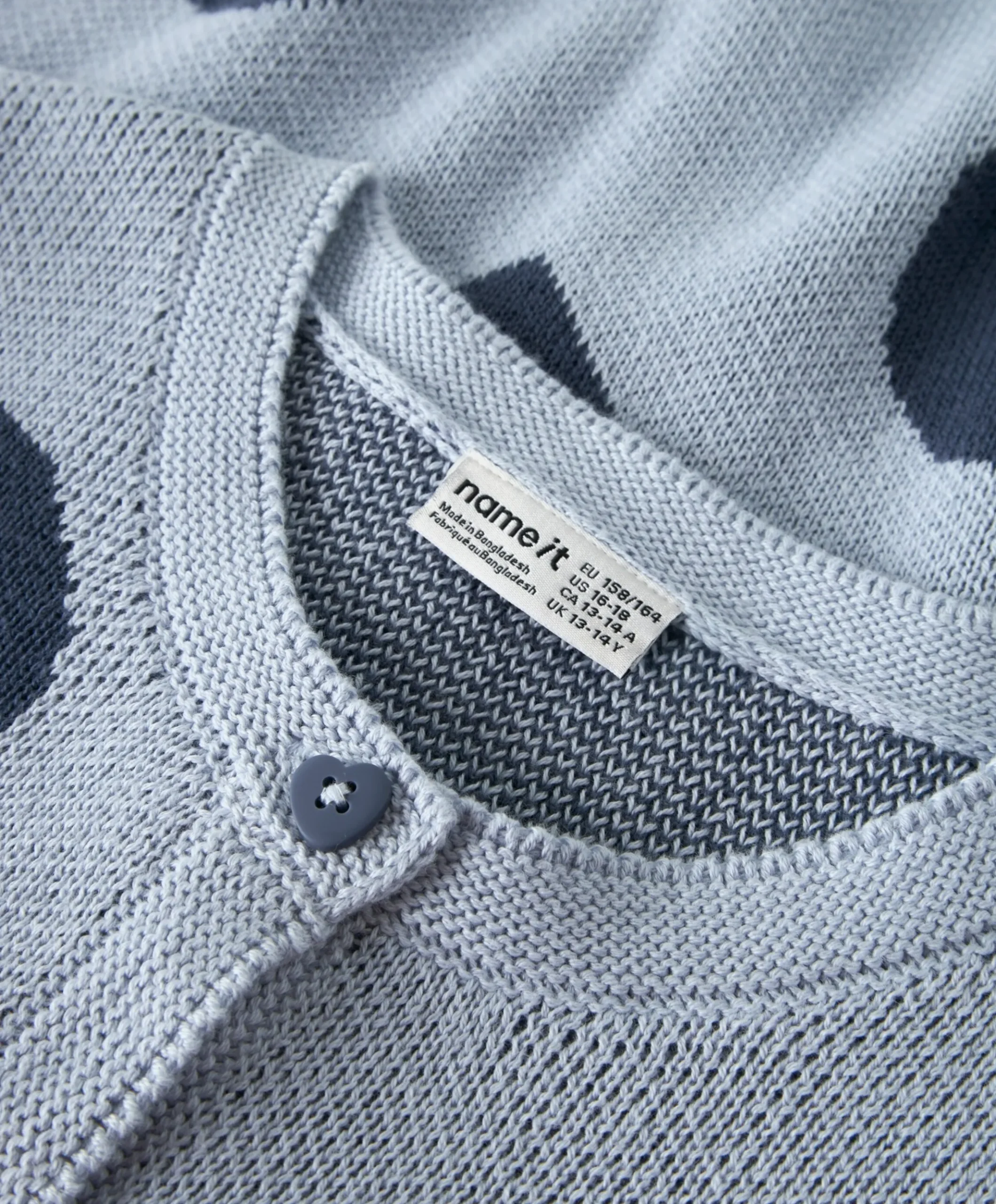 Meisjes vest blauw