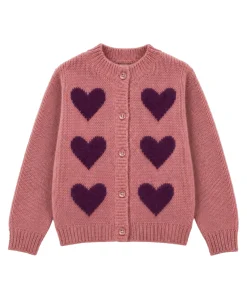 Meisjes vest bordeaux