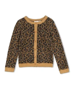 Meisjes vest bruin