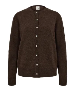 Meisjes vest bruin