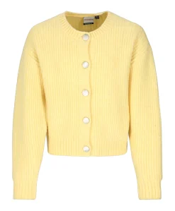 Meisjes vest geel